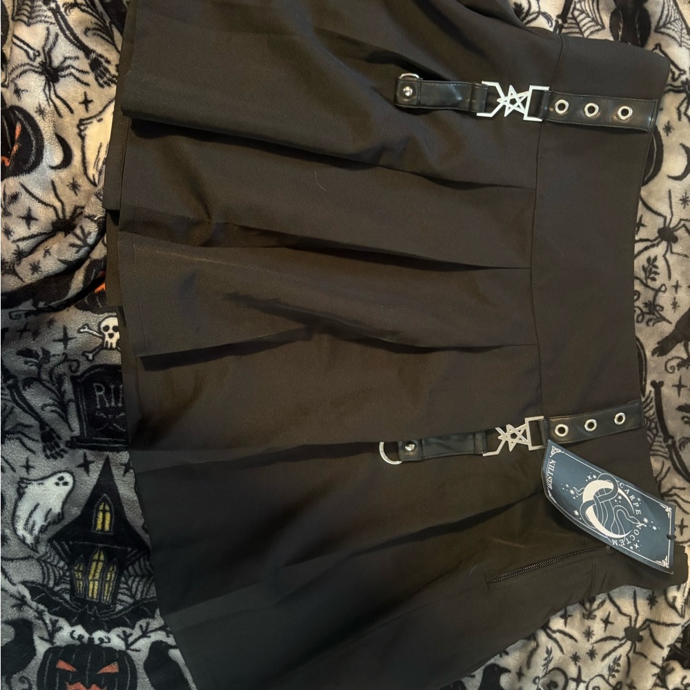 Killstar grave daze mini skirt